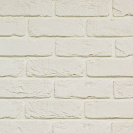 Плитка облицовочная гипсовая Вельс брик, белый, 0,75 м2. цены в Воронеже