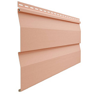 Сайдинг Дёке Standard D4.5DL "Корабельный брус", персик, 232х3000мм цены в Воронеже