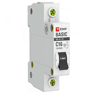 Выключатель автоматический ВА47-29 EKF, 1 полюсный, 16А С 4.5кА цены в Воронеже