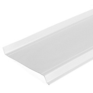 Отлив оконный, 150 х 1800мм, RAL 9003 белый. цены в Воронеже
