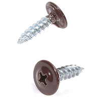 Саморез с прессшайбой 4.2 х 16, RAL 8017 шоколад, острый, весовой, ~ 66шт в 100г цены в Воронеже