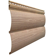 Сайдинг Дёке Lux "Монреаль Блок-Хаус", рябина, 243х3600мм цены в Воронеже