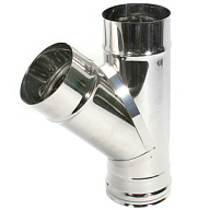 Тройник d100м, толщина 0.5мм, угол 135°. цены в Воронеже