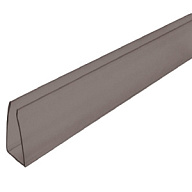 Профиль торцевой UP, 6 х 2100мм, бронзовый цены в Воронеже