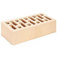 Кирпич лицевой керамический Старооскольский, белый 1,0НФ, М175-200, (480шт, упаковка) цены в Воронеже