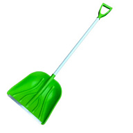 Лопата для уборки снега "Купец", пластмассовая, деревянный черенок, 400мм х 390мм цены в Воронеже