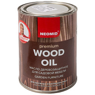 Масло деревозащитное для садовой мебели Неомид Premium Палисандр, 750мл цены в Воронеже