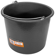 Ведро пластиковое, черное, круглое, 12л цены в Воронеже