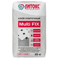 Клей для плитки Multi Fix Литокс, 25 кг цены в Воронеже