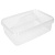 Контейнер прямоугольный, с крышкой, полипропилен, 1л