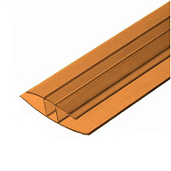 Профиль соединительный неразъемный НР, 10 х 6000мм, терракотовый цены в Воронеже