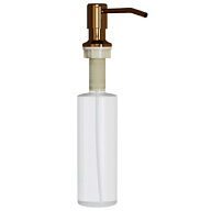 Дозатор встраиваемый для жидкого моющего средства Mixline, 330мл, бронза цены в Воронеже