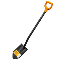 Лопата штыковая Fiskars Solid, с черенком, 280х180х1166мм цены в Воронеже