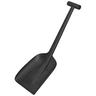 Лопата автомобильная для уборки снега Fiskars Solid, пластмассовая, пластмассовый черенок, 105х220х630мм цены в Воронеже