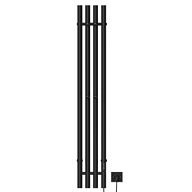 Полотенцесушитель  электрический Mixline Moon Quadro, черный, 1200 х 150мм цены в Воронеже