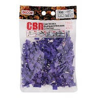 Зажим Decor для плитки, "Флажок" 1.4мм, 300шт/упак цены в Воронеже