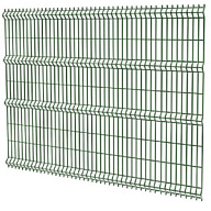 Панель заборная усиленная, яч.180х60х3мм, 1530х2500мм, оцинкованная, порошковое покрытие, зеленая цены в Воронеже