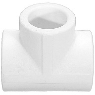 Тройник полипропиленовый Kalde 32, белый цены в Воронеже