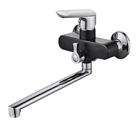 Смеситель Econoce EC0282BL, для ванны, черный/хром цены в Воронеже