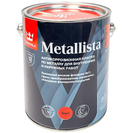 Грунт-эмаль по ржавчине 3в1 Tikkurila Metallista, белая, база C, 2.3л цены в Воронеже