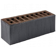 Кирпич лицевой керамический Старооскольский Recke,черный (Art 5-32-00-2-00), гладкий,0,7НФ, М200-250, (720шт, упаковка) цены в Воронеже