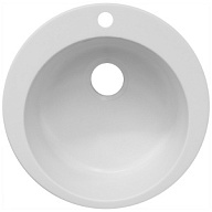Мойка искусственный камень Ulgran, круглая, D495мм, белая цены в Воронеже