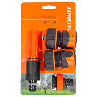 Всё для Набор поливочный Patriot SNP 34, 3/4" наконечник + 3 фитинга цены в Воронеже