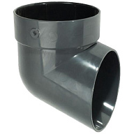 Колено водосточное сливное Grand Line, d-90, графит цены в Воронеже