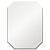 Зеркало в ванную Mixline Атлант, 500х690мм, с фацетом