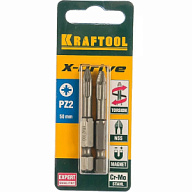Бита Kraftool X-Drive PZ №2, торсионная, 50мм, 2шт цены в Воронеже