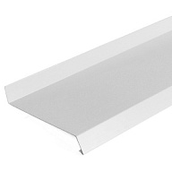 Отлив оконный, 120 х 2000мм, RAL 9003 белый цены в Воронеже
