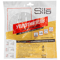 Лента уплотнительная Sila Е-профиль 9ммх10м, самоклеящаяся, белая цены в Воронеже