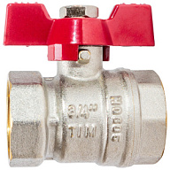 Кран шаровый для воды TIM, 3/4" г-г, бабочка цены в Воронеже