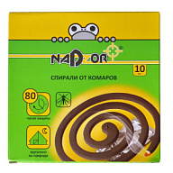Спирали от комаров Nadzor, черные, 10шт в упаковке цены в Воронеже