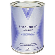 Эмаль "V" ПФ-115, алкидная, белая, 0.8кг цены в Воронеже
