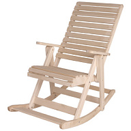 Кресло-качалка, 700мм х 900мм х 1100мм, липа цены в Воронеже