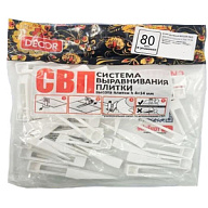 Клинья Decor Pro для плитки, 4-14мм, 80шт/упак цены в Воронеже