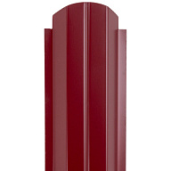 Штакетник металлический, 105 х 1500мм, RAL 3005 красное вино, П-образный цены в Воронеже