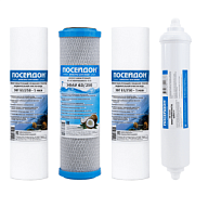 Комплект картриджей Посейдон ОСМО-4, c постфильтр цены в Воронеже