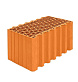 Блок керамический Porotherm 44 (Кипрево), 12,4НФ, М-100, 440х250х219мм, (48шт/упак.).