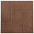Плитка тротуарная "4 доски", 300х300мм, коричневая