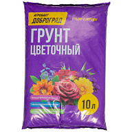 Грунт Доброгряд, цветочный, 10л цены в Воронеже