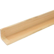 Угол сосна, 40 х 40 х 3000мм, внутренний цены в Воронеже