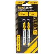 Пилки для электролобзиков Пилки для лобзика Hanskonner, по металлу, 2шт Пилки для лобзика Hanskonner, по металлу, 2шт цены в Воронеже