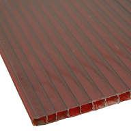 Поликарбонат SafPlast, 8 х 2100 х 12000мм, гранатовый, 12 метров рулон цены в Воронеже