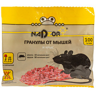 Отрава Nadzor, от мышей и крыс, гранулы, 100гр цены в Воронеже