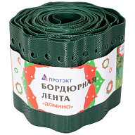 Лента бордюрная Протэк Домино, хаки, 150мм х 9000мм цены в Воронеже