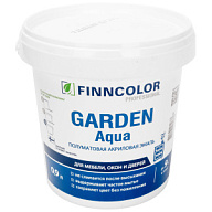 Эмаль акриловая Finncolor Garden Akva база А белая, полуматовая, база А, 0,9л цены в Воронеже