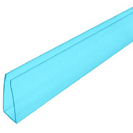 Профиль торцевой UP, 10 х 2100мм, бирюзовый цены в Воронеже