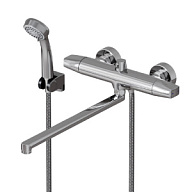 Смеситель Organic Mixline ML39-02, для ванны, хром цены в Воронеже